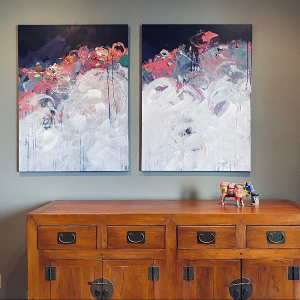 Abstract modern art painting large wall art
